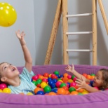 Ball pit fun!