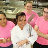 The onsite Showplace Cafe team: Chef Laura, Angie, Racheal & Derek.