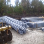 Conduit assembled on site