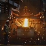 Pouring Molten Iron 