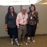 Members of the Baylor Community show off their socks in support of World Down Syndrome Day, March 21