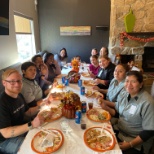 Reisdence Inn Shelton team enjoying their Friendsgiving!