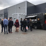 A food van visiting Pico HQ