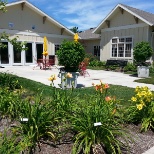 A view from our Patio Gardens at the Hospice House.