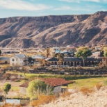 From the distance...Lajitas Resort and Golf Course