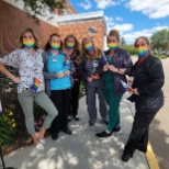 Arnot Health celebrated Pride Month with a flag raising over our main campus. 