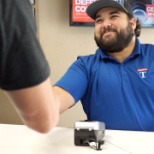 Handshake at our Nampa, Idaho store