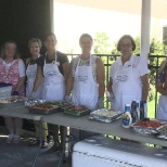 Serving lunch to our local Summer Camp!