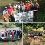 Community service project – cleaning up a local river