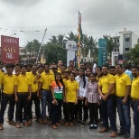 Celebrating independent day &  Yellow Day with team