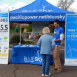 Talking with the community about renewable energy!