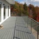 Glacier Glass Panel Railing