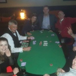 Friendly game of poker at our annual Holiday Party!