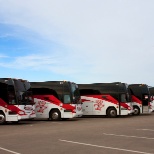 Always a beautiful site!  Our company is celebrating it's 94th year in the bus industry this year!