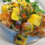 Grilled Fish + Mango Salsa