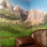 Wall in break room