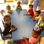 A birthday party with my class