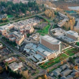 Aerial view of the EvergreenHealth Campus