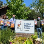 The Arosa San Gabriel Valley team volunteering at the Ronald McDonald House