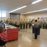 Re-enlistment ceremony