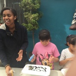 arts and crafts at the Vida Joven orphanage