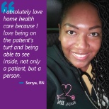 Sonya is one of our awesome home care RNs serving patients for Mount Carmel Home Care.