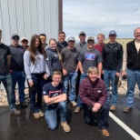 UW IADC Student group visiting with Patterson-UTI Drilling