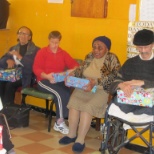 Donations to Senior Citizens in Old Age home