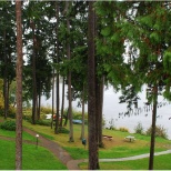 Lake view from an apartment home