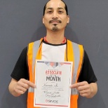 Meet Vannak--he was named Associate of the Month by his job site!