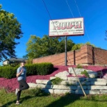 Store with Pink Mulch for Breast Cancer Awareness Month