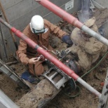 Gas pipefitters get the job done!