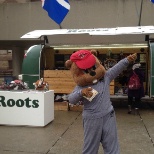 Buddy The Beaver Mascot comes out on special Occasions to promote special events