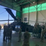 Blade fold training storing aircraft on ships/aircraft i.e C5.