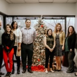 The JSG North Charleston team celebrating the holidays