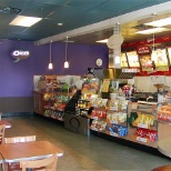 The interior of Quiznos