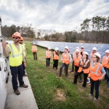 Strata gives a tour to a local environmental group