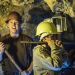 Myself as a mine tour guide.