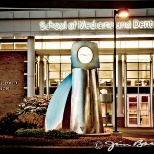 School of Medicine and Density Entrance Clock