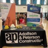 High School Career Fair to teach students about the various career opportunities in construction.