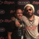 After filming the Jonesy's Jukebox, I took a pic with Lenny Kravitz.