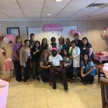 CareOne at Wellington’s Food Service Director Kareem Jacob being showered!