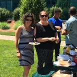 Some of the team members enjoying the company cookout!