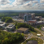 Aerial photo of UConn Health Campus