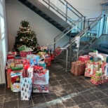 The generosity supporting the Salvation Army to brighten the holiday for others is overflowing.