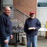 Celebrating our safe team with some grilling in our Camp Hill terminal.