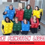 Princeton Team at our Halloween Sales Blitz!