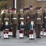 A platoon passing out parade.