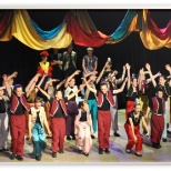 Performed at the Thomaston Opera House, students in Grades 4-6 annually perform in musicals.