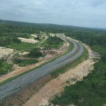 Section of the railway corridor for the flow of coal, approximately 900 km) of extension.